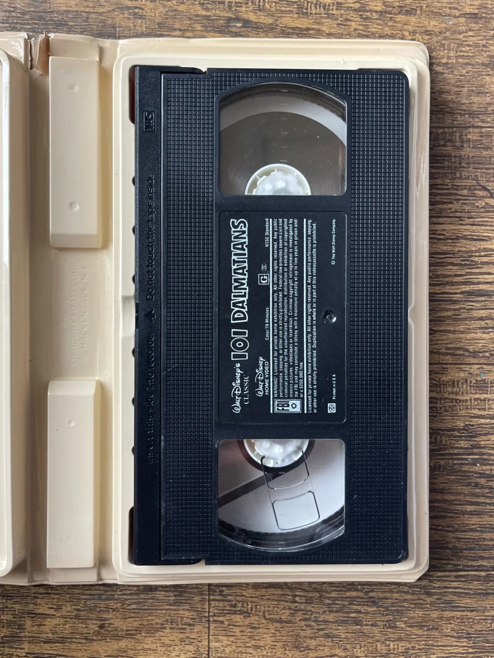 101 Dalmatians VHS Walt Disney Classics #1263